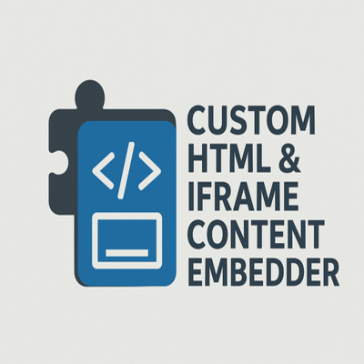 Custom HTML & iFrame Content Embedder